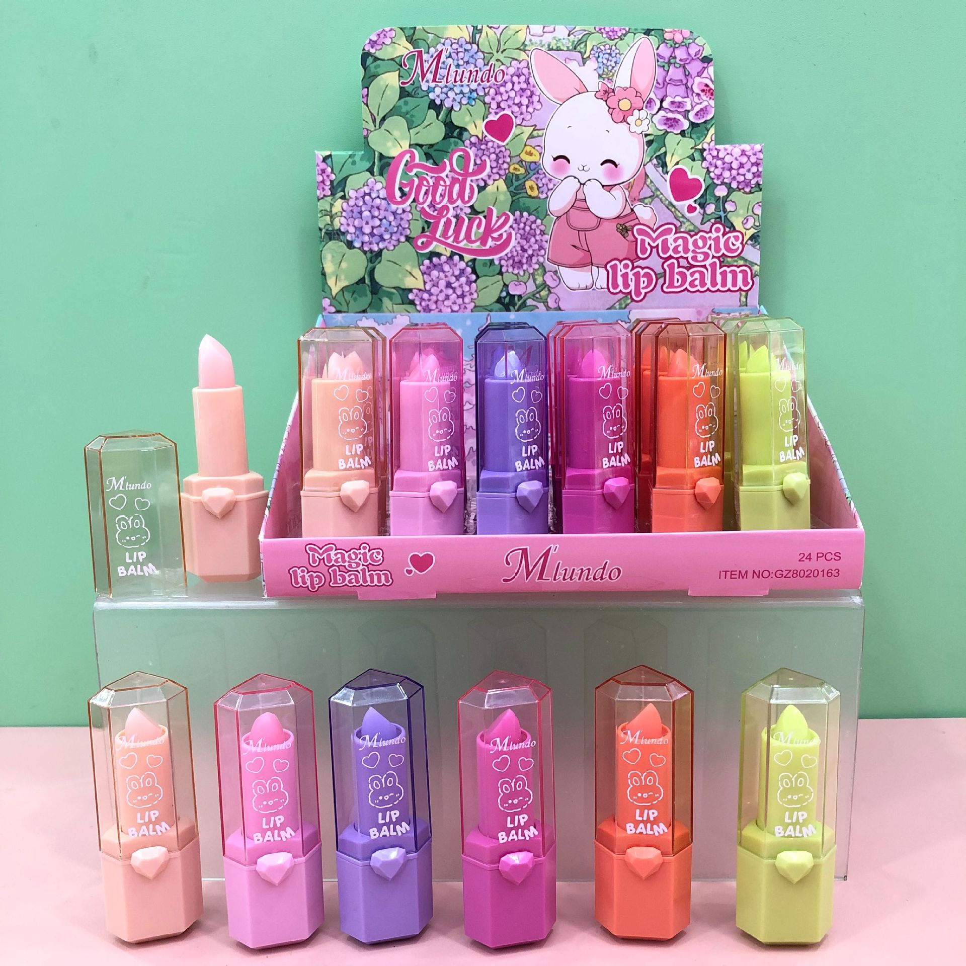 Nuevo producto Mlundo color lipstick gelatina color lipstick humectante lipstick cuidado de labios maquillaje al por mayor