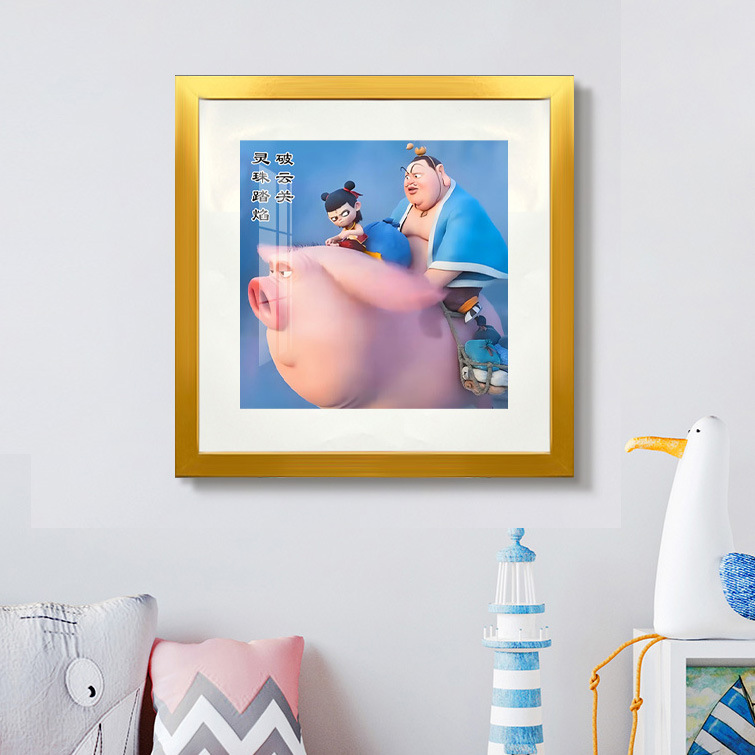 [Algodón importado] Mona Lisa Real Espada de bordado cruzado Llama Rompiendo las nubes de dibujos animados decoración hecha a mano image 6
