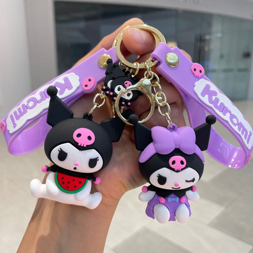 Plush Toyota Car Keychain Cute Charms for Couples, Soft Rubber Key Fob, Bulk Packaging