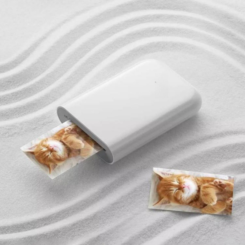 포켓 포토 프린터 100매 인스턴트 포토지 홈 포토 1인치 컬러 포토지