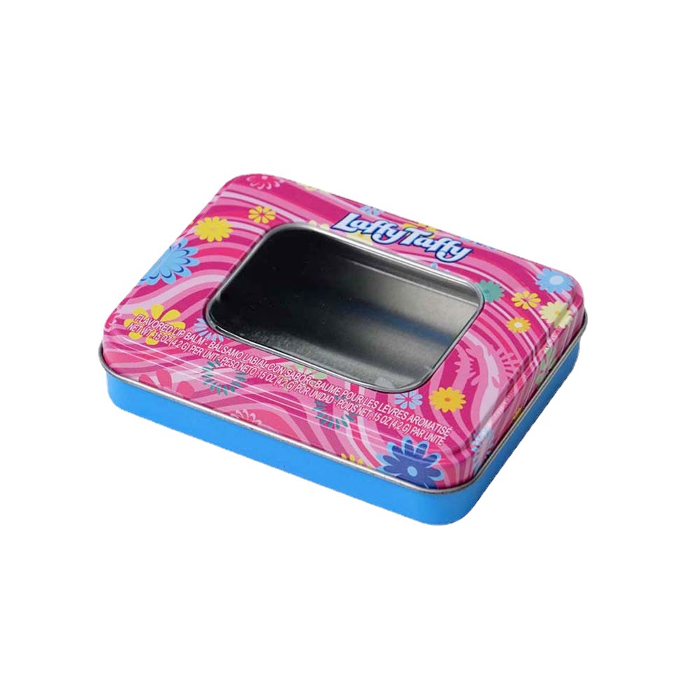 厂家定制马口铁小方罐 食品级开窗铁罐 马口铁精美包装铁盒