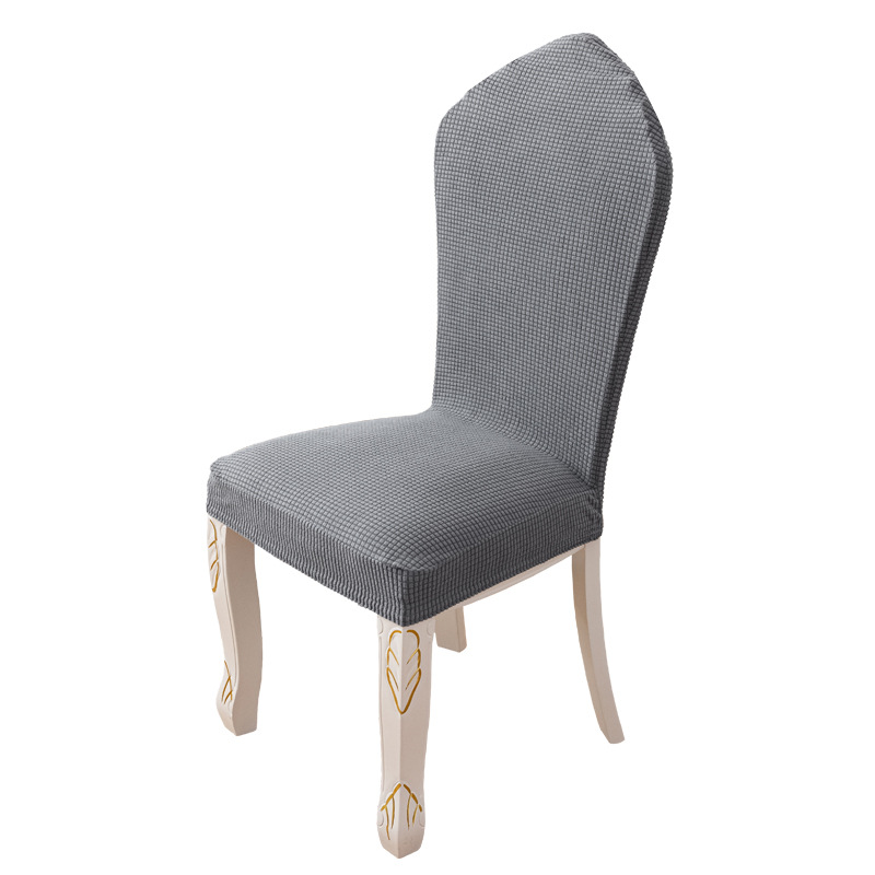 Cubierta de silla antideslizante gruesa y alta, cubierta de asiento estadounidense, cubierta de taburete de mesa de comedor de lujo ligera, a prueba de polvo y desgaste, universal en todas las estaciones