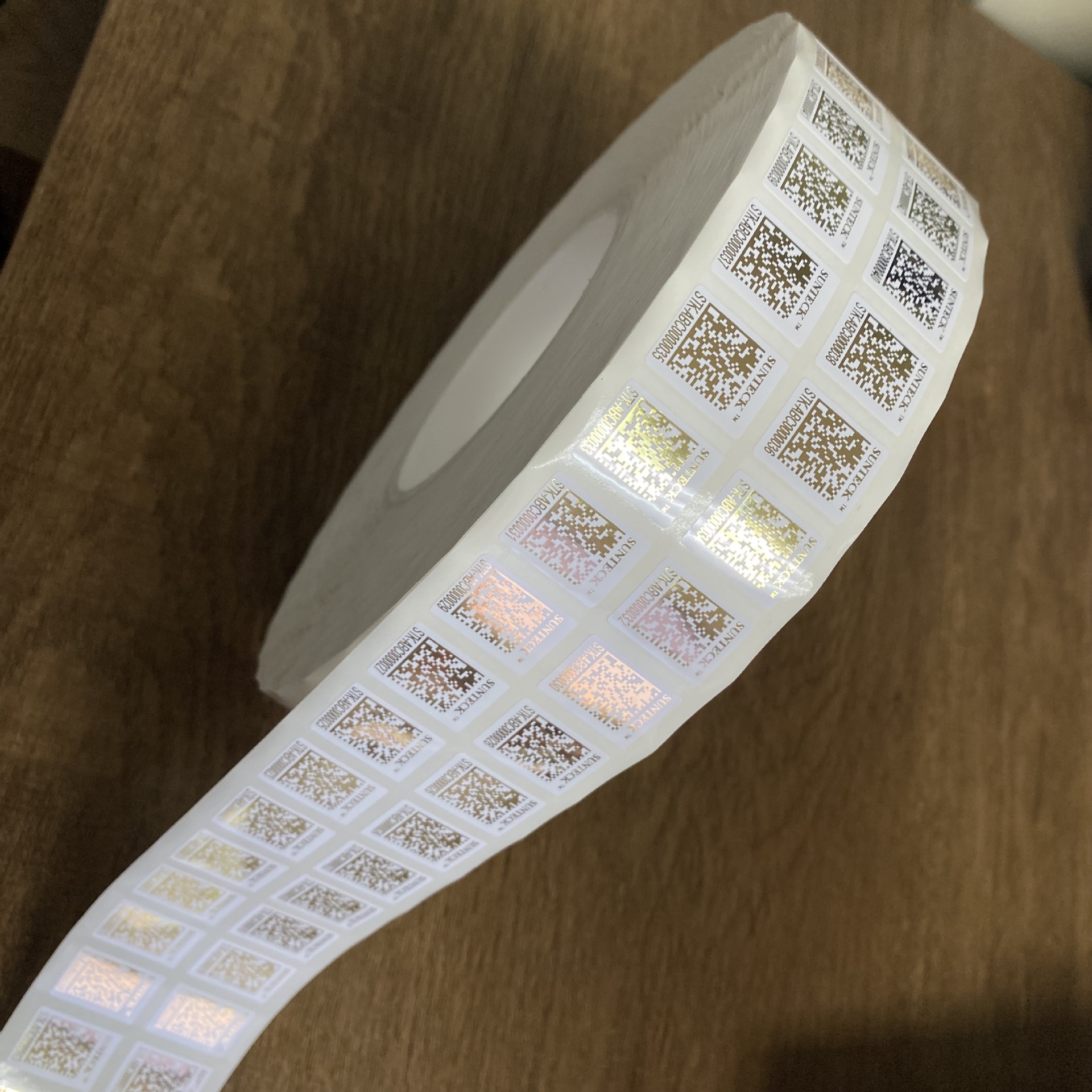 非标印制FASSON-72825亮白UL聚酯PET标签58*95双排R22.5mm库存电