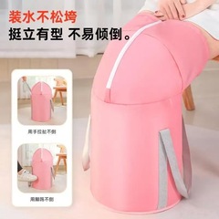 泡脚桶可折叠泡脚袋专用小腿过膝深桶家用高深便携式保温足浴旅行