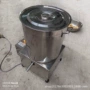 商用电动提桶甩菜脱油机