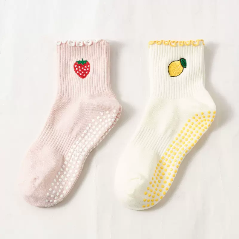 防滑瑜珈袜子定制ODM防滑地板袜日系