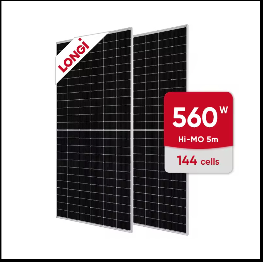 隆基绿能HI-MO7高效双面太阳能光伏板A级太阳能发电组件现货发售