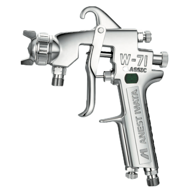 日本岩田W-71C喷漆喷枪 气动家具木工漆 小型油漆喷抢
