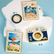 现货西藏金属冰箱贴拉萨布达拉宫珠穆朗玛峰旅游纪念品伴手礼批发
