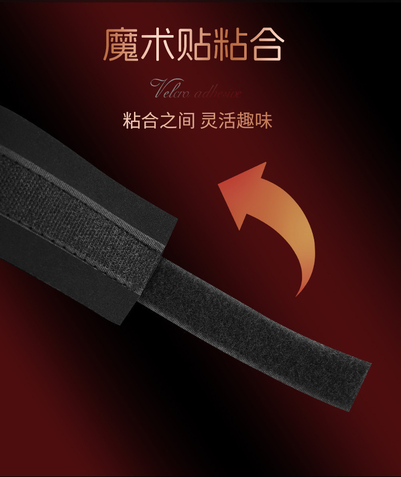 Adjustable Leg Spreader Restraint Belt with Nipple Clamps and Handcuffs for Couples — detail image 10