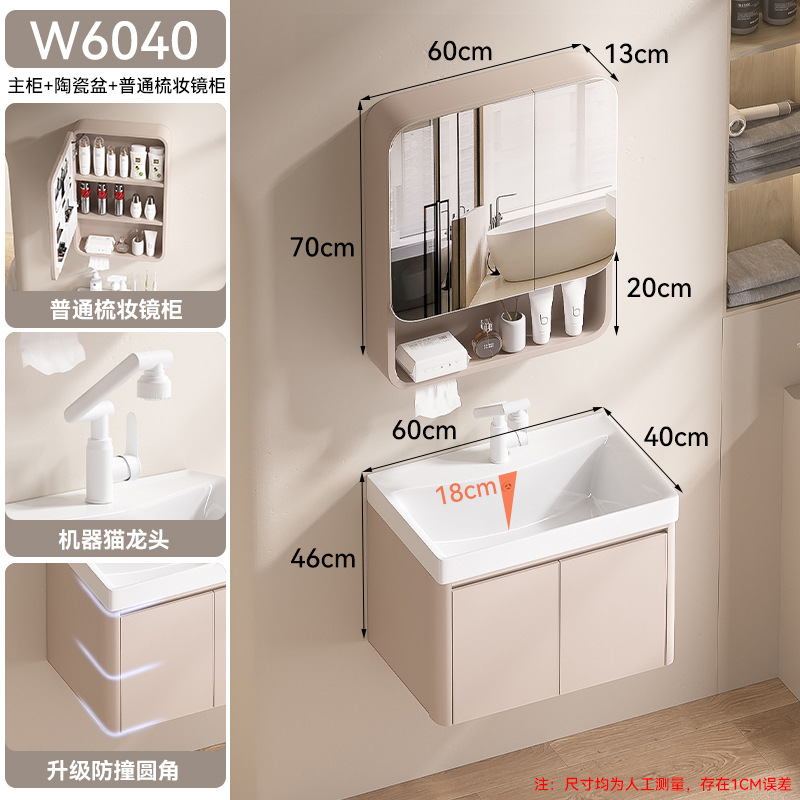 W6040 - Gabinete de espejo semicerrado ordinario