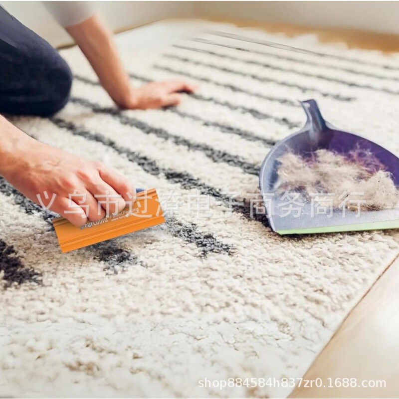 Easy Grip Pet Hair Carpet Scraper Handheld Pet Hair Carpet Scraper Ready in Stock
