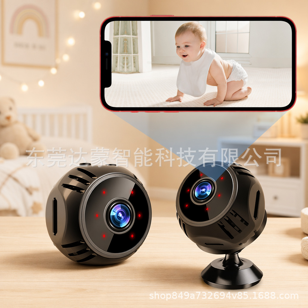 小灯笼家用夜视无线智能WiFi远程监控录像机1080P高清摄像头
