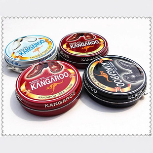 Korea imported kangaroo shoe polish shoe wax polish maintenance oil leather shoes leather goods Polish iron box paste Black