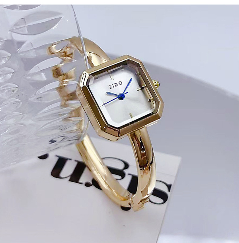 Women's Exquisite Small Square Quartz Watch Elegant Versatile_voghion.com
