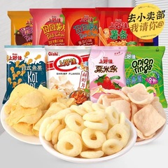 Great Wall 12g Fresh Shrimp Chips, Shrimp Strips, Garden Potato Chips Gift Pack, Childhood Nostalgia Leisure Snack, Supermarket Wholesale