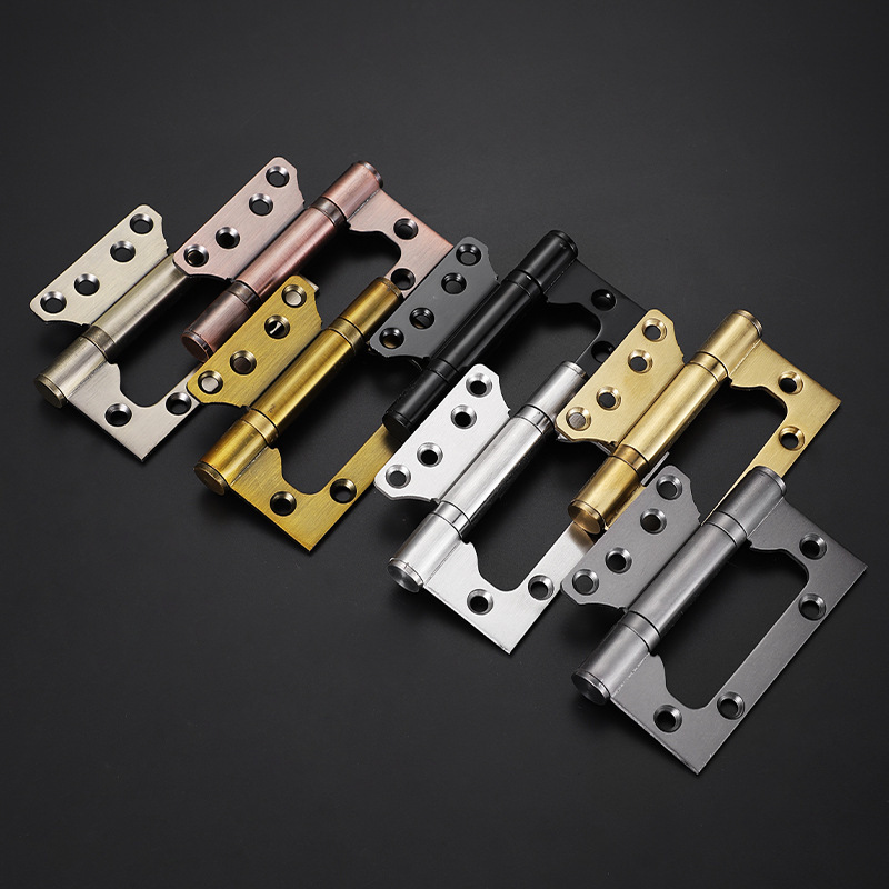 304 ステンレス鋼 201 ダブルヒンジ厚みのある 4inch ヒンジ木製ドアサイレントベアリングヒンジスロットレスドアヒンジ|undefined