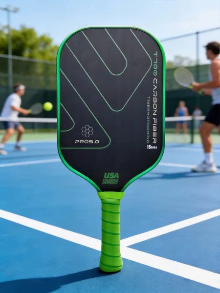 Thermoformed integrated pickleball racket 16mm competition carbon fiber matte T700 cross-border set pickleball