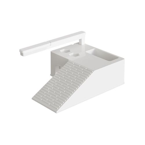 Brazilian turtle climbing platform, tortoise basking platform, climbing slope, aquarium decoration, food bowl, climbing ladder, basking lamp, reptile three-in-one basking platform