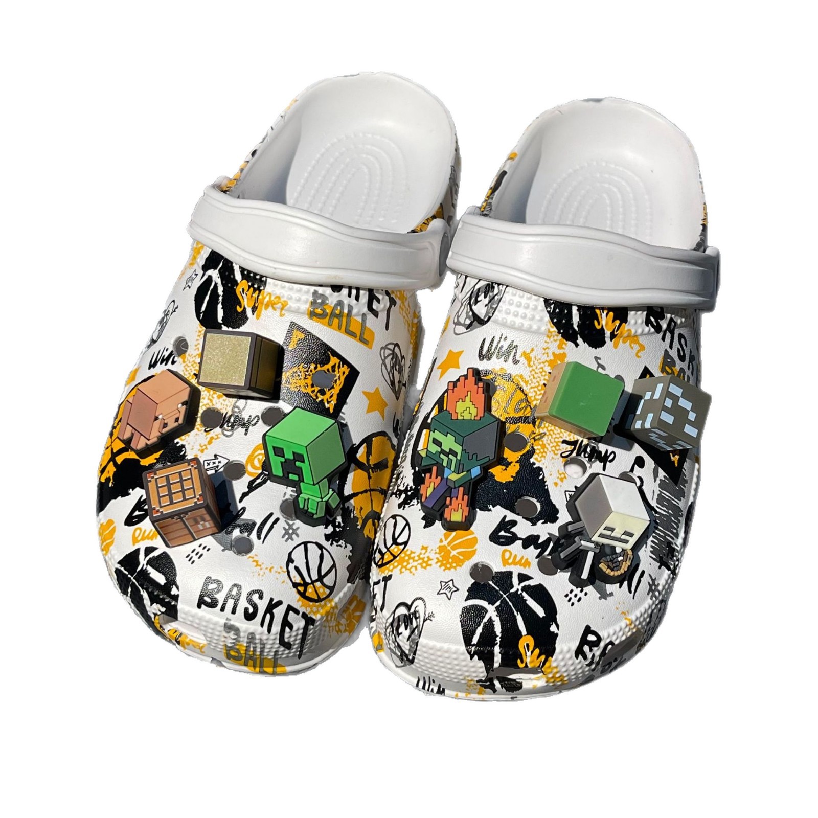 Zapatos de baloncesto transfronterizos 2026 nuevas sandalias de cabeza de bolsillo zapatos de playa para hombres zapatos de baloncesto casuales impresos zapatillas