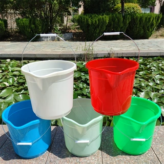 塑料农资桶10升红色水桶带刻度带嘴提水桶化肥农药手提桶塑料桶