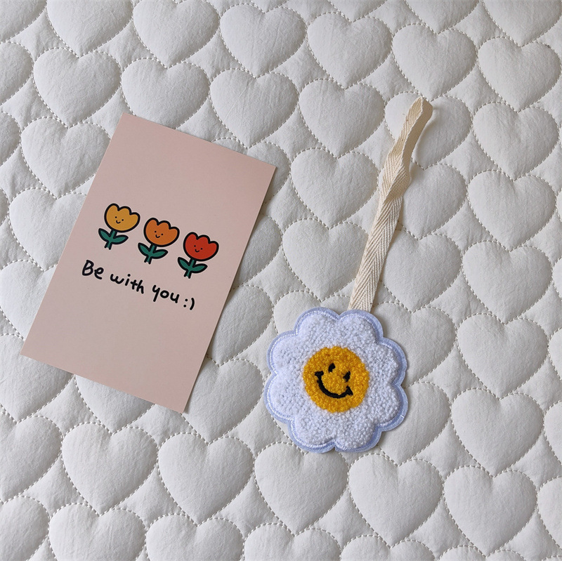 Corea del Sur inswind bordado infante niño jardín de infantes bebé bolsas escolares decoración colgante nombre pegatina nombre colgante