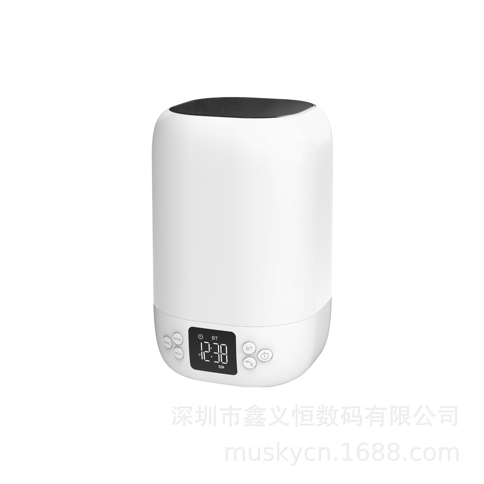 MUSKY 新款DY20无线蓝牙音箱小型音响小夜灯台灯音乐氛围灯二合一