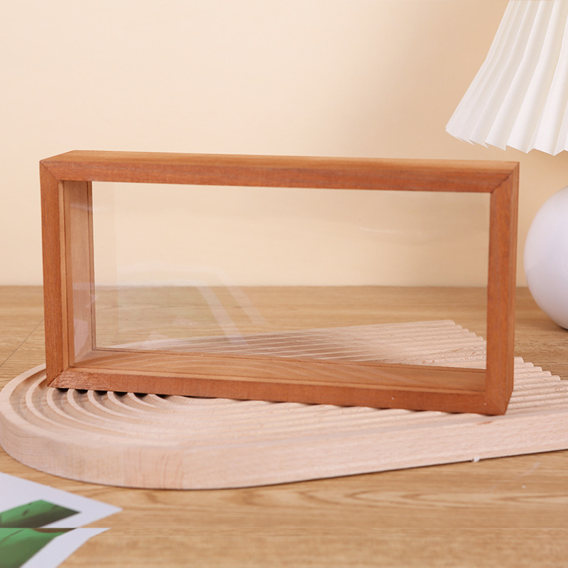 중공 이중 유리 액자 브라운