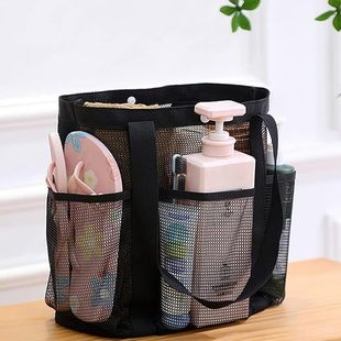 Mesh Satchel Beach Bag Storage Bathroom Toiletry Bag Cosmetics Bag Swimming Toiletry Bag Mesh Bag Custom Made