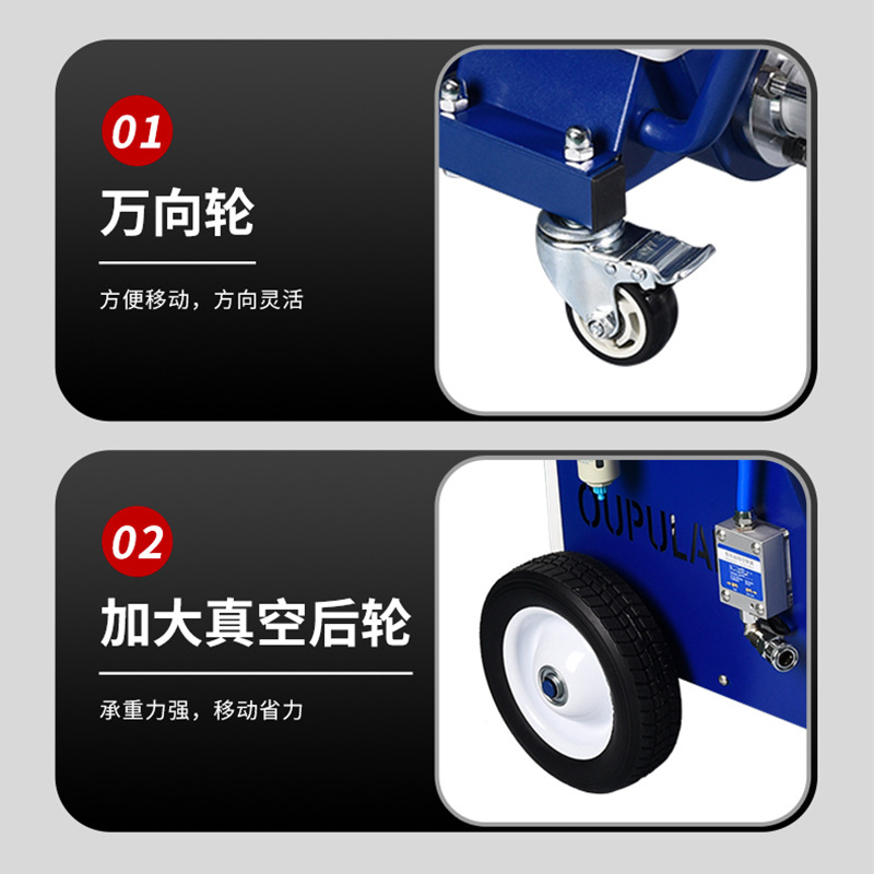 Ningbo Zhenhai Rege Machinery Factory Ventas directas Máquina de pulverización Oplan Máquina de pulverización de pintura de piedra real T7S multifuncional