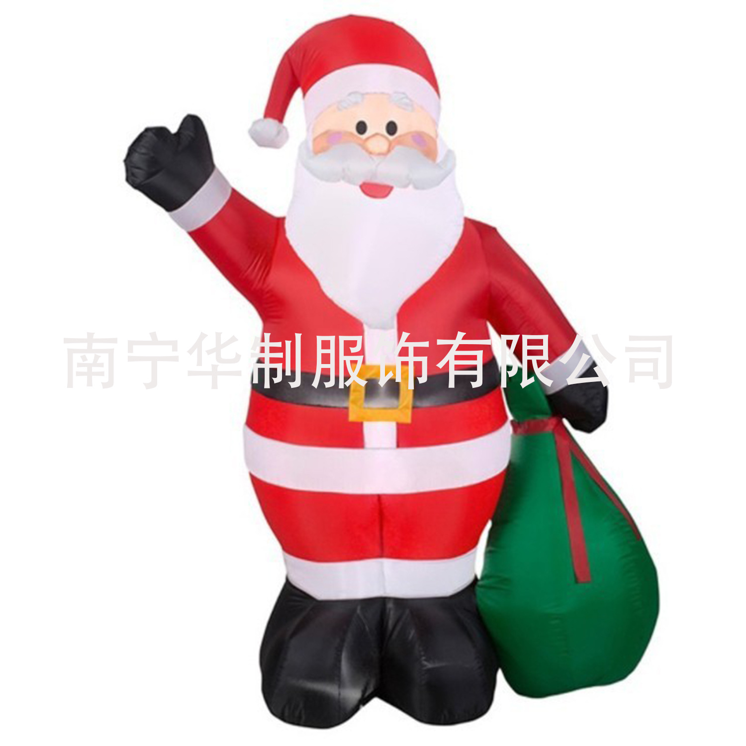 圣诞节户外庭院装饰用品充气灯气模圣诞老人包礼物气模亚马逊货源