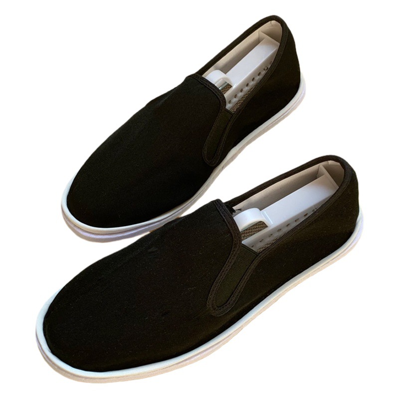 Old Beijing cloth shoes men's breathable black cloth shoes Xishan cloth shoes round head non-slip wear-resistant stall supply
