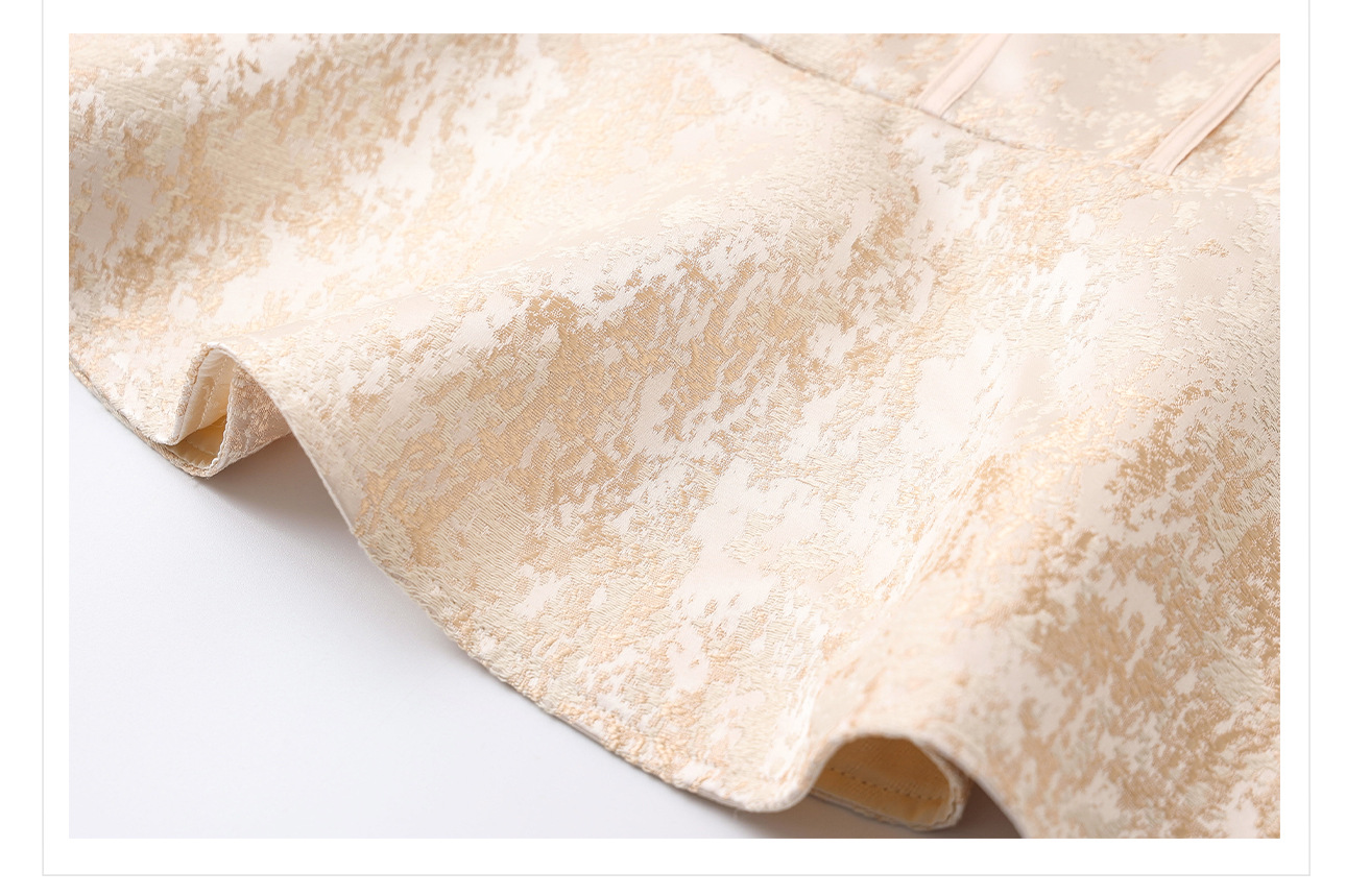 Áo sơ mi cổ tròn ren tinh tế phong cách Trung Quốc mới, thắt eo đa năng mùa hè ZX N3106 — Màu trắng be chi tiết 19