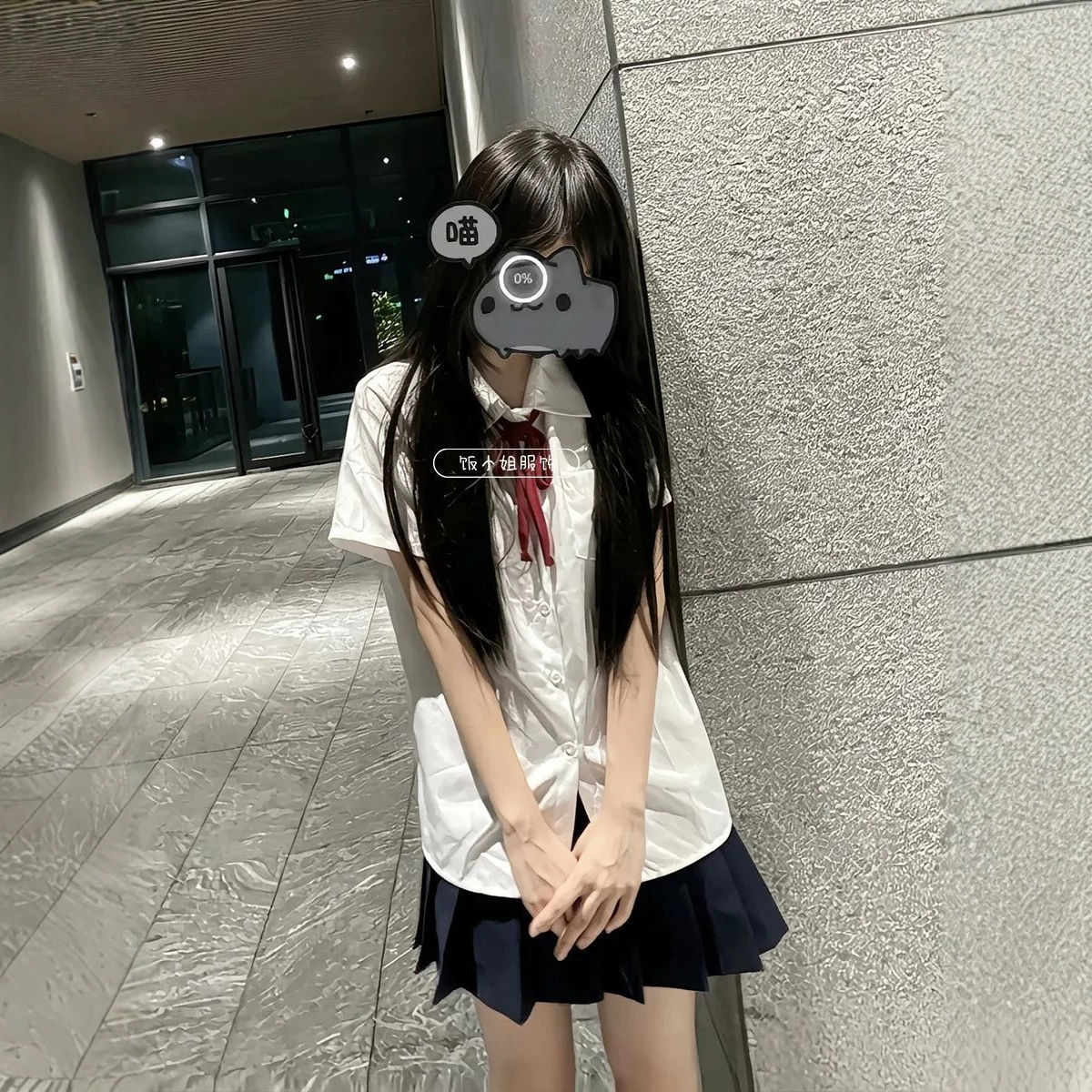 日系学院风JK制服夏季套装格裙短袖衬衫校供感草莓少女穿搭一整套