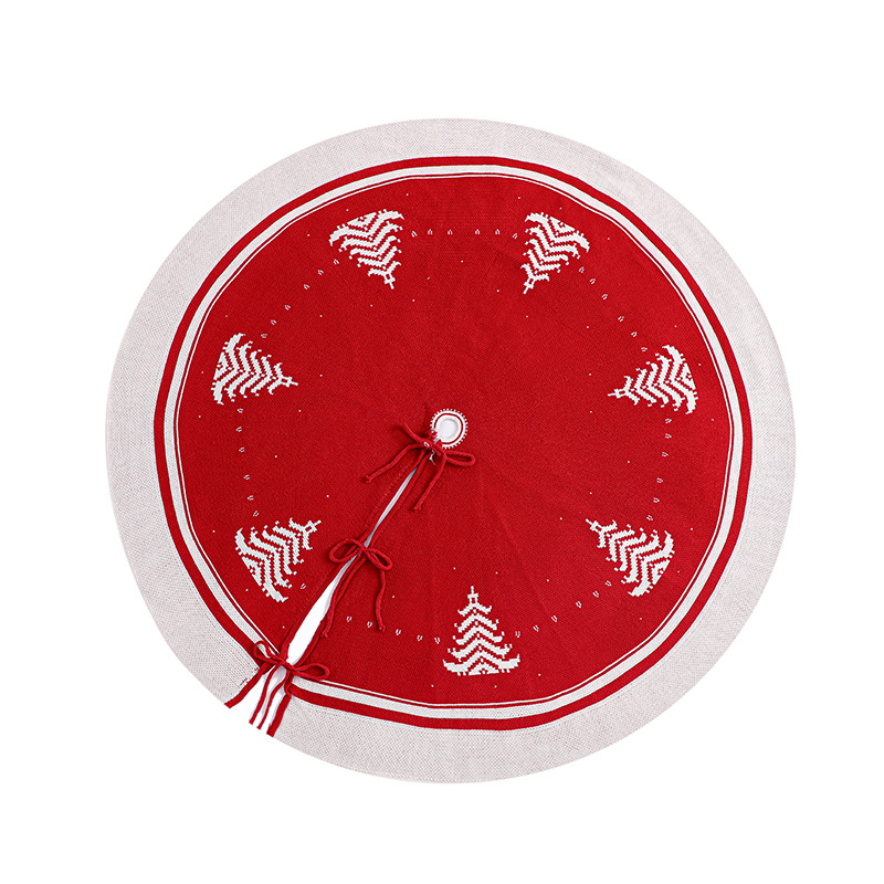 Hong Kong amor árbol de Navidad falda redonda árbol de punto base delantal árbol de Navidad falda escena decoración suministros