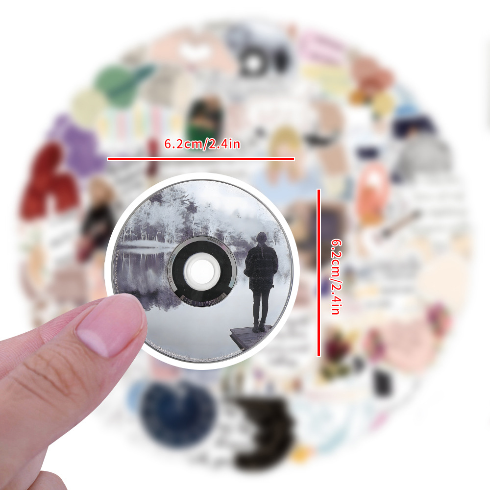 50/100 hojas cantante Taylor Swift etiqueta engomada del moho equipaje pegatina ordenador