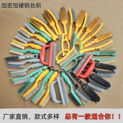 卸売りワイヤーブラシ7列6列5列4列ステンレス銅メッキ亜鉛メッキワイヤー洗浄ブラシ錆除去洗浄