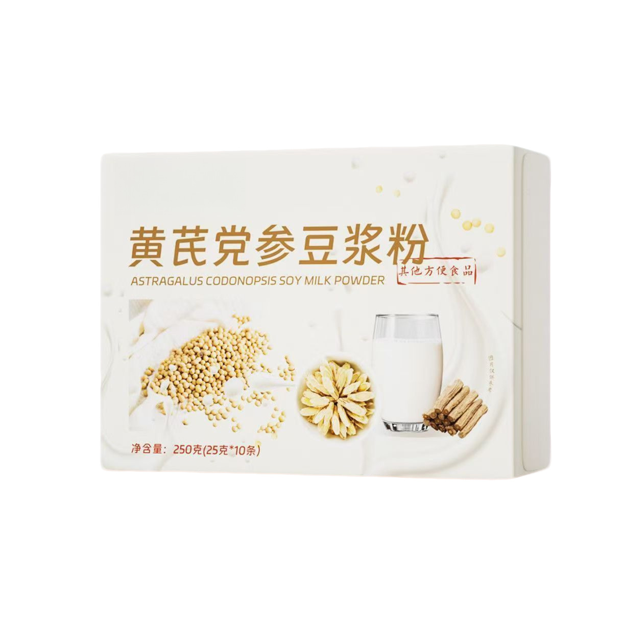 Astragalus Codonopsis Soy Milk Powder Huang Qi Dang Shen Instant Breakfast Drink 250g Box specifications