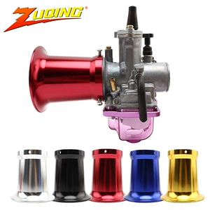 Karbürator Dəyişdirilmiş Hava Filteri Qabı 50mm PWK PE VM İnterfeys Hava Qabı Motosiklet Aksesuarları CNC Karbürator