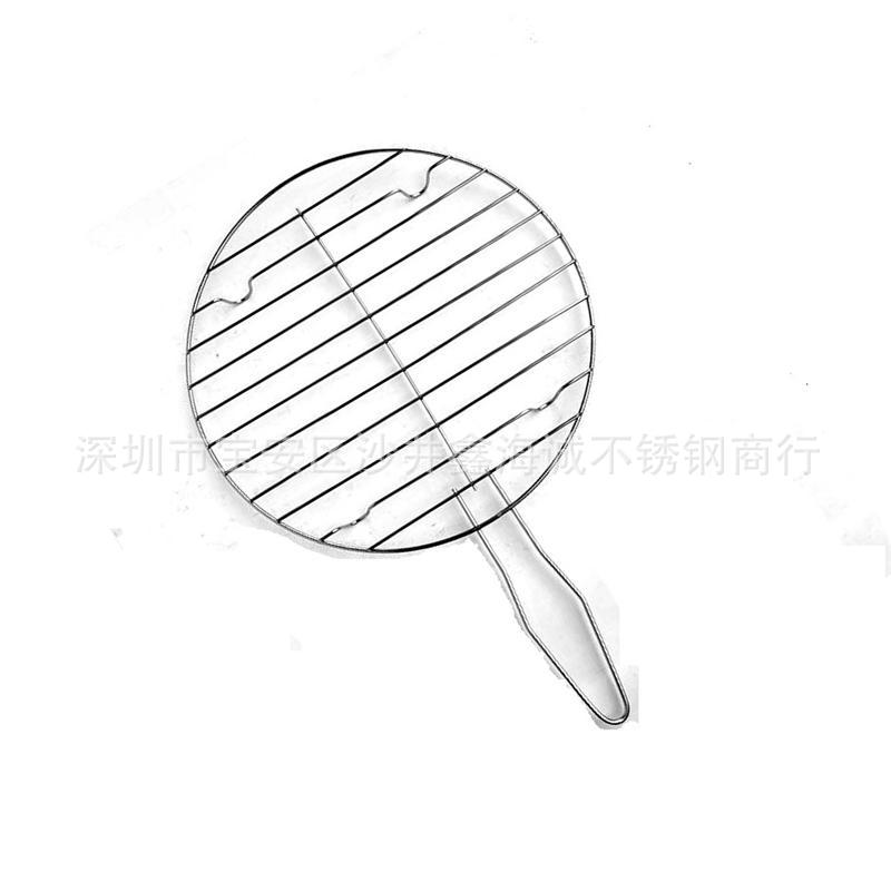 Direct Sales of Electric Ceramic Stove Grilling Mesh, Round Grilling Mesh for Light Wave Oven, Pot Holder, Air Fryer Rack, Round Rust-Proof Grill
