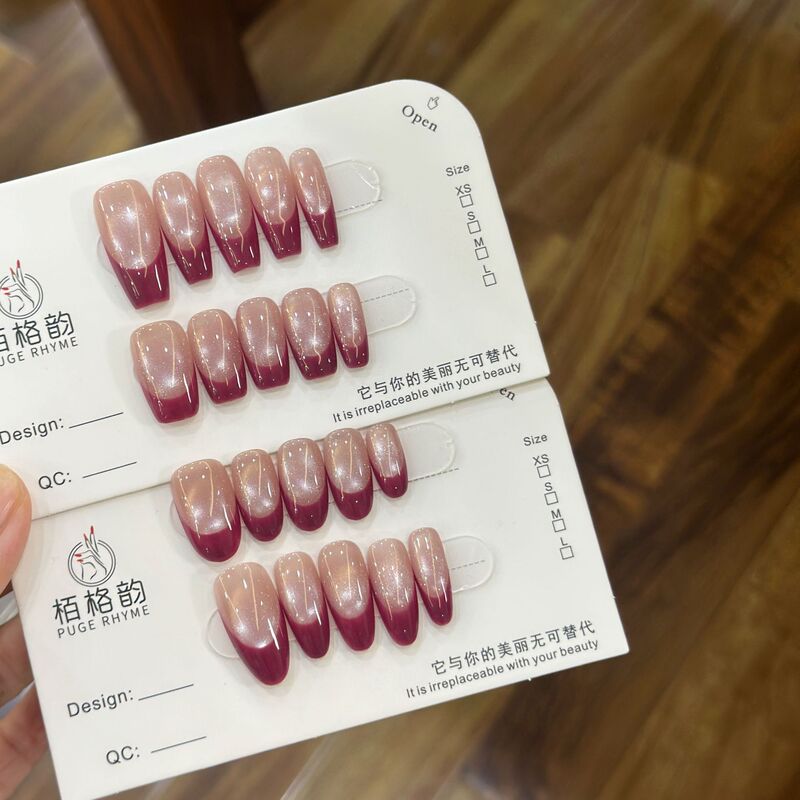 Jam Handmade Wearable Manicure Finished Manicure Patches 10 Pieces Wearable