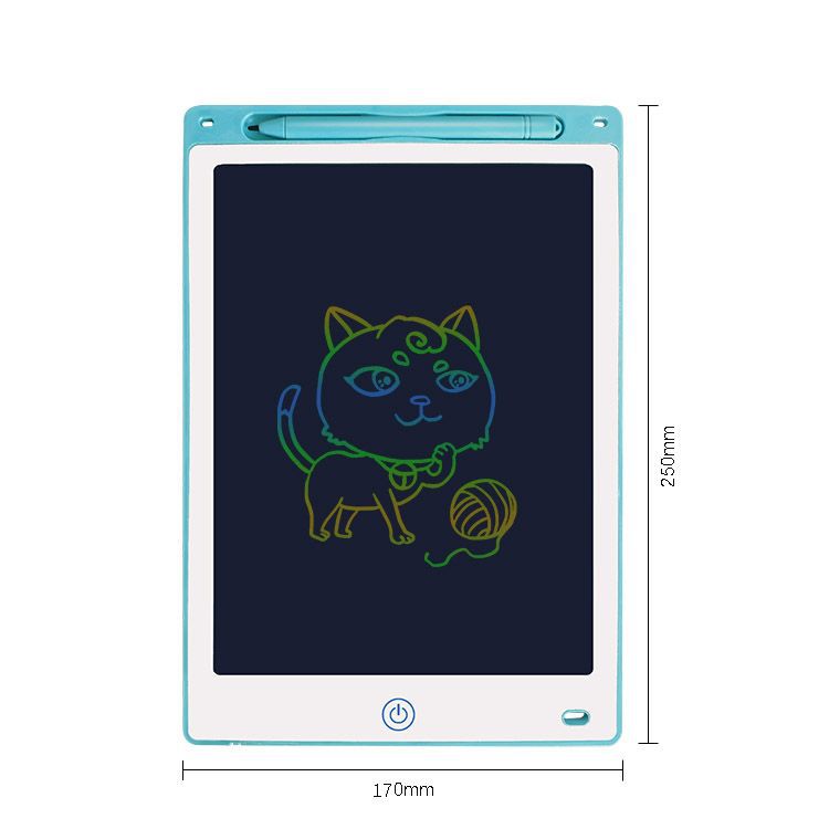 Placa de escritura LCD electrónica pequeña pizarra niños graffiti color dibujo tablero luz energía dibujo tablero color pantalla escritura tablero