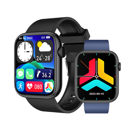 Huaqiang North Sports Watch 1.85 Inch Bluetooth Call Body Temperature Blood Oxygen Detection IP67 Waterproof QX7 Smart Watch