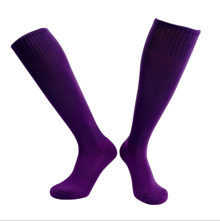 厚いタオルの底の野球の靴下のソフトボールの靴下の中で長い筒の滑り止めの衝撃を受けます。