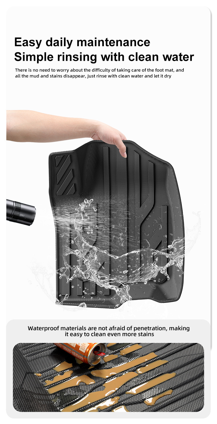 Suitable for 12-26 Models of Gmc Sierra, Chevrolet Silverado, and Silverado Tpe Car Floor Mats for Cross-Border Sales