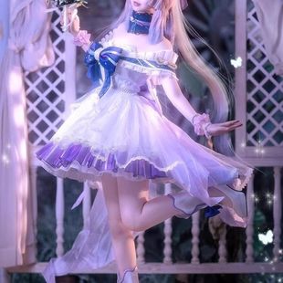 Game Genshin Impact Cosplay Coral Palace Xinhai Women's Clothing Fan Fantasy Lingmeng Costume Cosplay