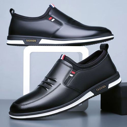 Boots for Men - Business Casual Trendy Shoes  - Seasonal Fashion Exportable Bean Boots - One-Piece Slip-On Shoes - Wholesale