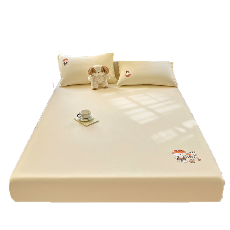 Colcha de algodón puro Colchón de algodón de una sola pieza Cubierta protectora Dormitorio de estudiantes Cama individual con todo incluido Cama individual 2025 Nuevo