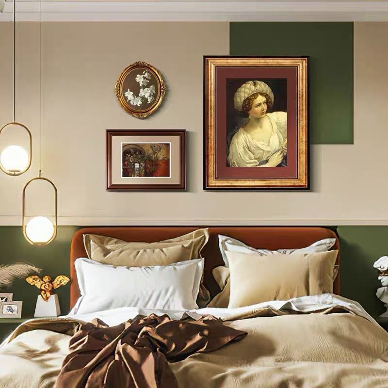 Nordic Niche Restaurant Decorative Painting, Retro Artistic French-Style Wall Art, Modern Bedroom Living Room Sofa Background Wall Painting Nordic Niche Restaurant Decorative Painting, Retro Artistic French-Style Wall Art, Modern Bedroom Living Room Sofa Background Wall Painting