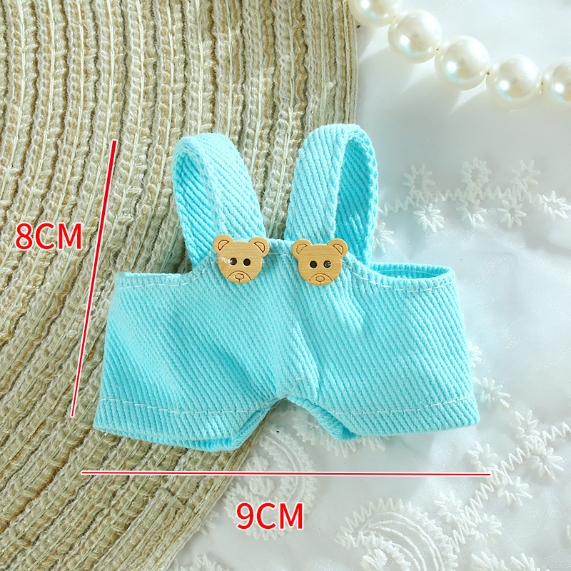 10-15cm Doll Overalls Cotton Doll Leader Dog Doll Overalls Creative Handmade DIY Decorative Accessories